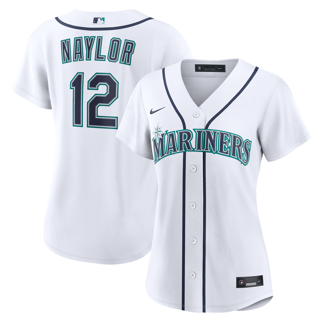 Josh Naylor Seattle Mariners Nike Women's Home Replica Jersey - White Official MLB Team Apparel Baseball Fan Gear