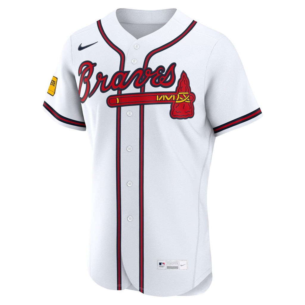 Atlanta Braves Nike Home Authentic Jersey - White Official MLB Team Apparel Baseball Fan Gear