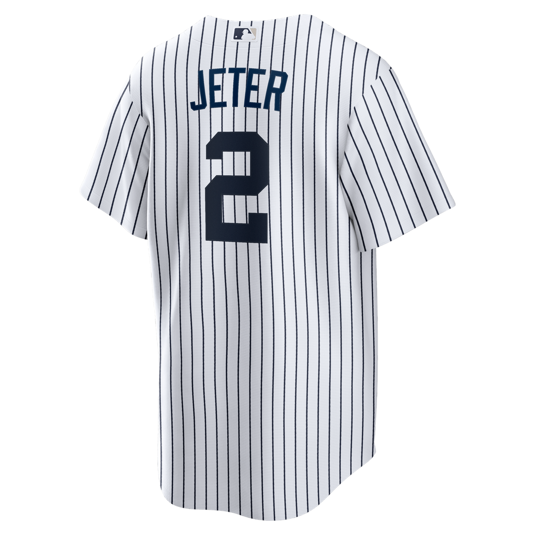 Derek Jeter New York Yankees Nike Home Retired Player Replica Jersey - White Official MLB Team Apparel Baseball Fan Gear