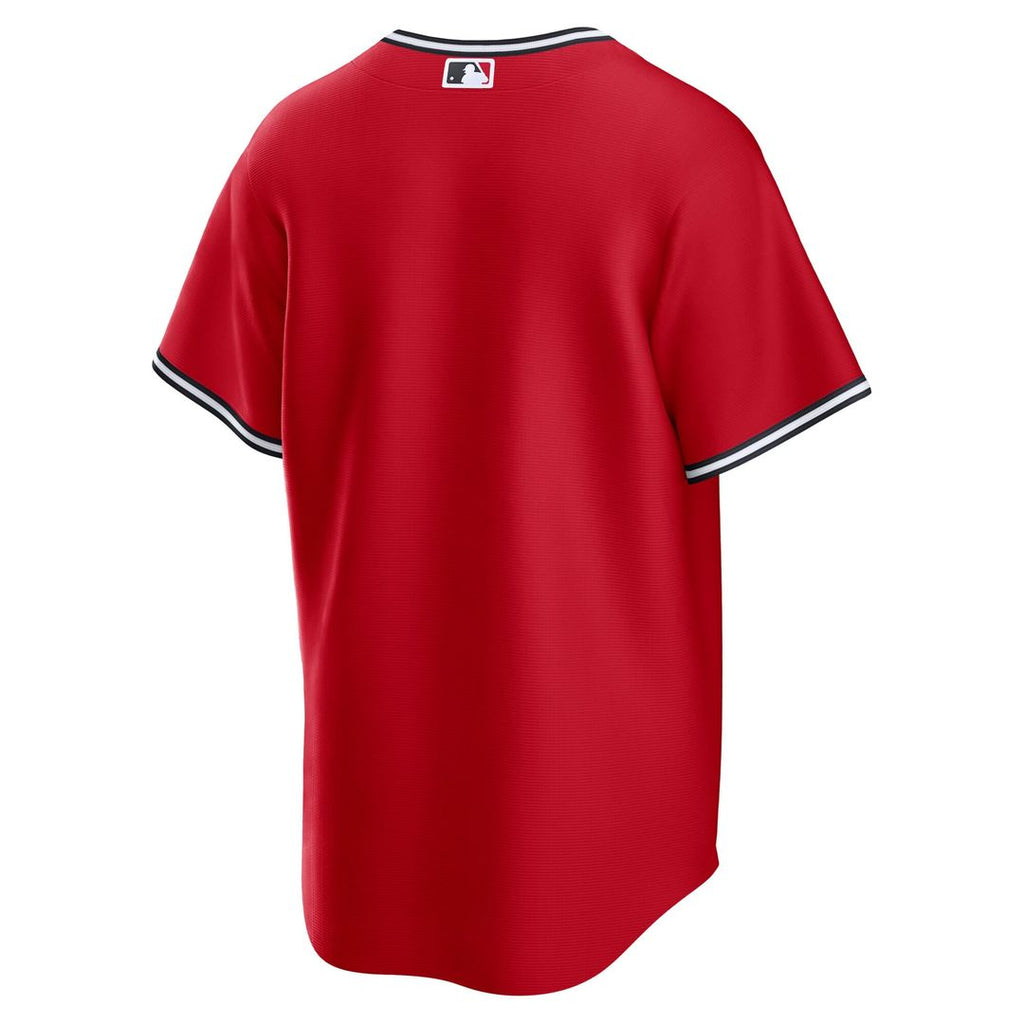 Cleveland Guardians Nike Alternate 2 Replica Jersey - Red Official MLB Team Apparel Baseball Fan Gear