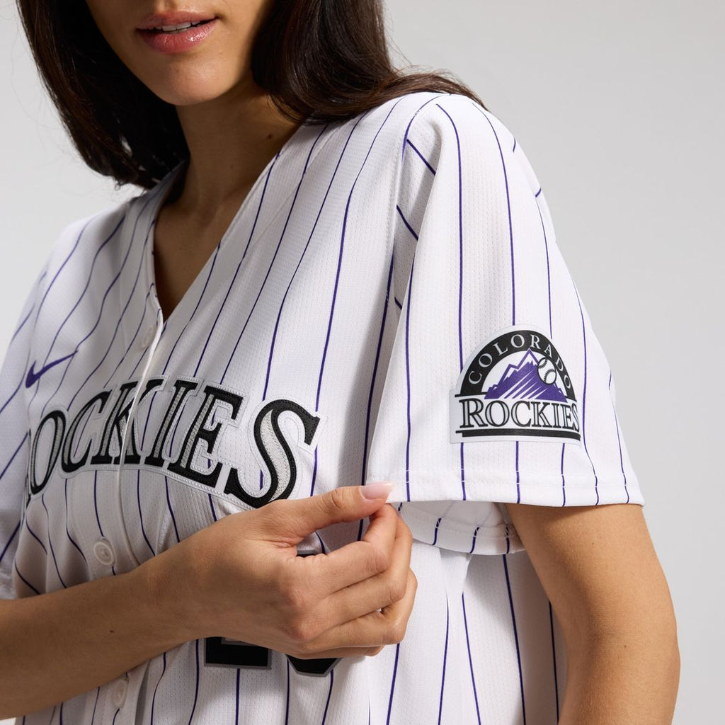 Kris Bryant Colorado Rockies Nike Women's Home Limited Player Jersey - White Official MLB Team Apparel Baseball Fan Gear
