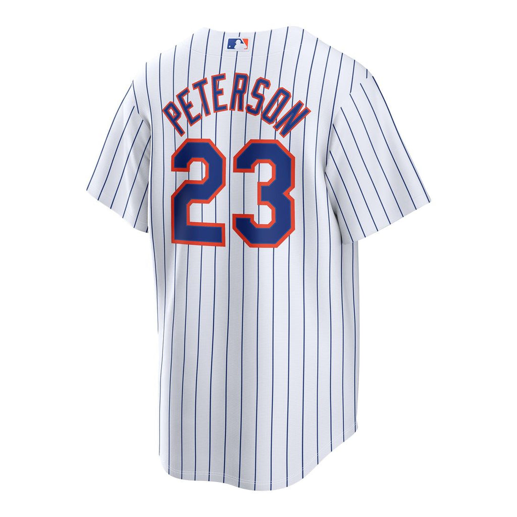 David Peterson New York Mets Nike Home Replica Jersey - White Official MLB Team Apparel Baseball Fan Gear
