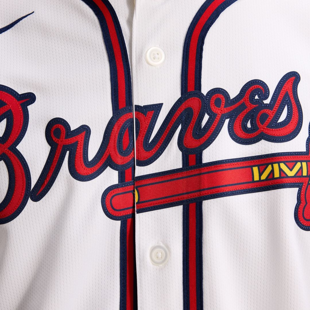 Atlanta Braves Nike Home Limited Jersey - White Official MLB Team Apparel Baseball Fan Gear