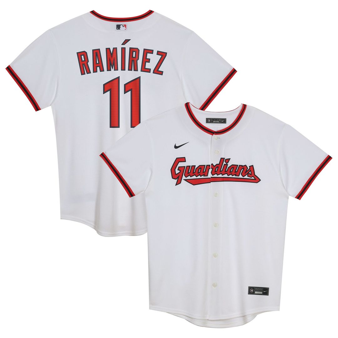 José Ramírez Cleveland Guardians Nike Preschool Home Player Jersey - White Official MLB Team Apparel Baseball Fan Gear
