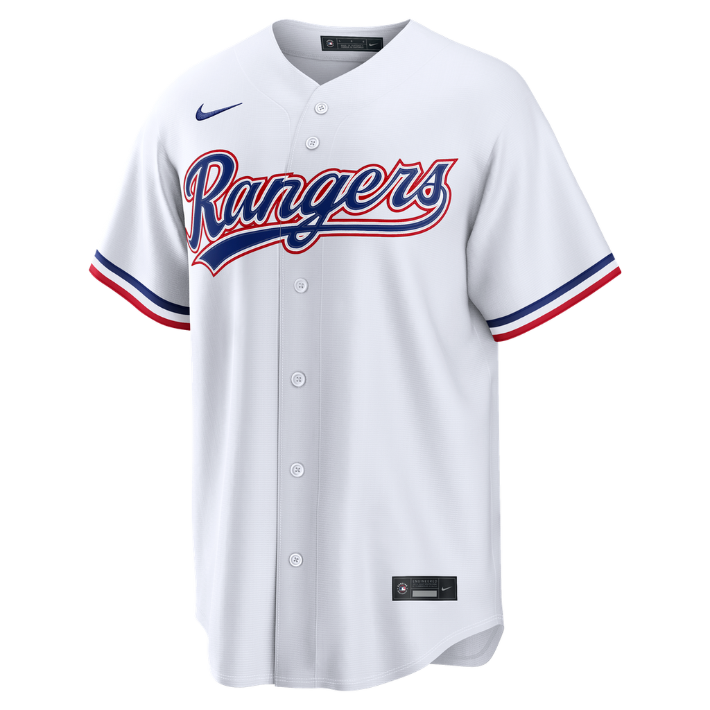 Wyatt Langford Texas Rangers Nike Home Replica Jersey - White Official MLB Team Apparel Baseball Fan Gear