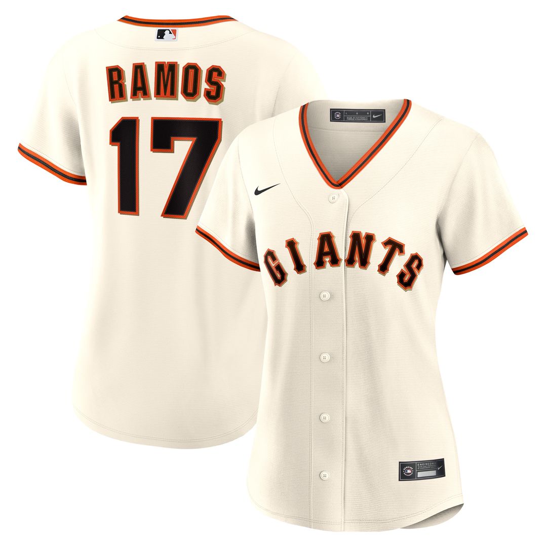 Heliot Ramos San Francisco Giants Nike Women's Home Replica Jersey - White Official MLB Team Apparel Baseball Fan Gear