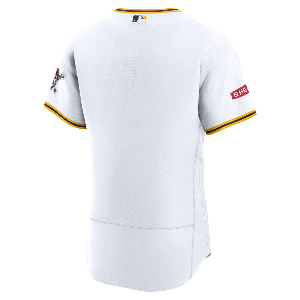 Pittsburgh Pirates Nike Home Authentic Jersey - White Official MLB Team Apparel Baseball Fan Gear