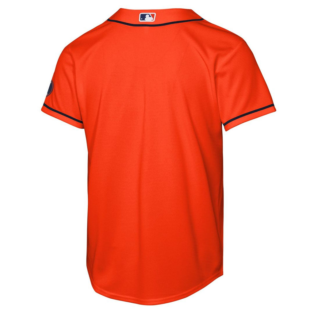 Houston Astros Nike Youth Alternate Stadium Jersey - Orange Official MLB Team Apparel Baseball Fan Gear
