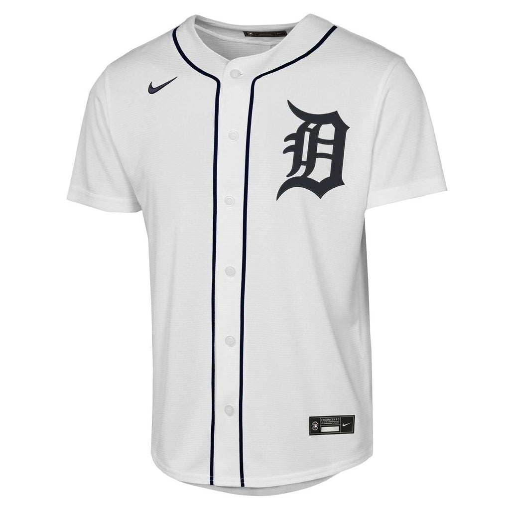 Tarik Skubal Detroit Tigers Nike Youth Home Replica Player Jersey - White Official MLB Team Apparel Baseball Fan Gear