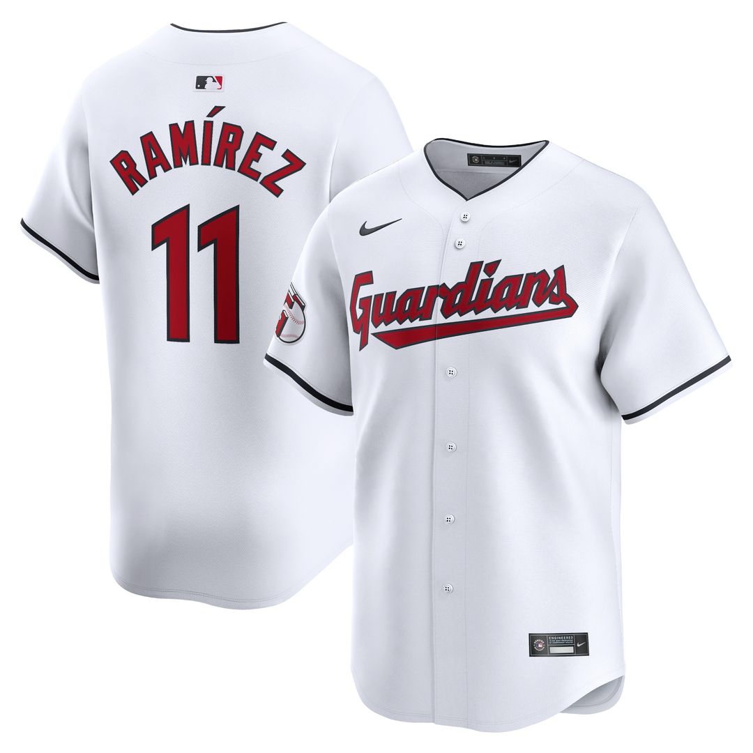 Jose Ramirez Cleveland Guardians Nike Home Limited Player Jersey - White Official MLB Team Apparel Baseball Fan Gear