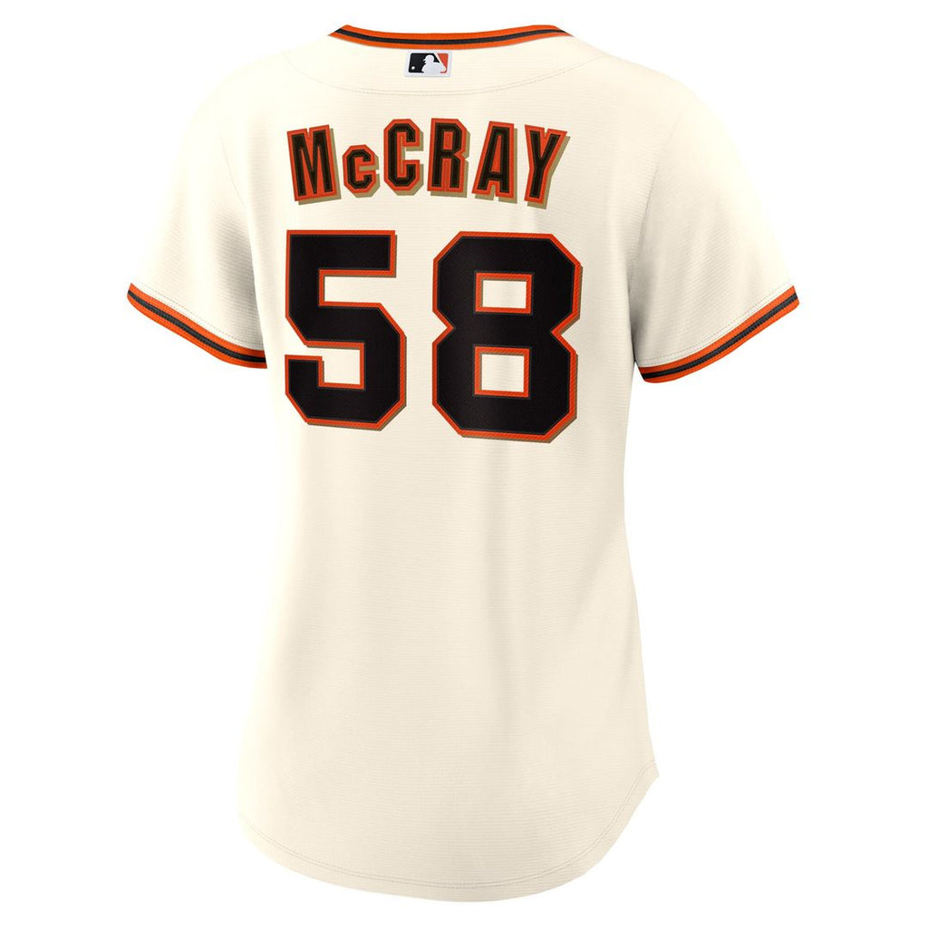 Grant McCray San Francisco Giants Nike Women's Home Replica Jersey - Cream Official MLB Team Apparel Baseball Fan Gear