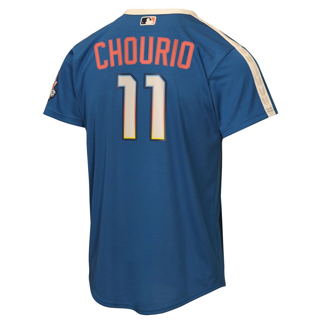 Jackson Chourio Milwaukee Brewers Nike Youth 2026 City Connect Stadium Jersey - Mineral Blue Official MLB Team Apparel Baseball Fan Gear