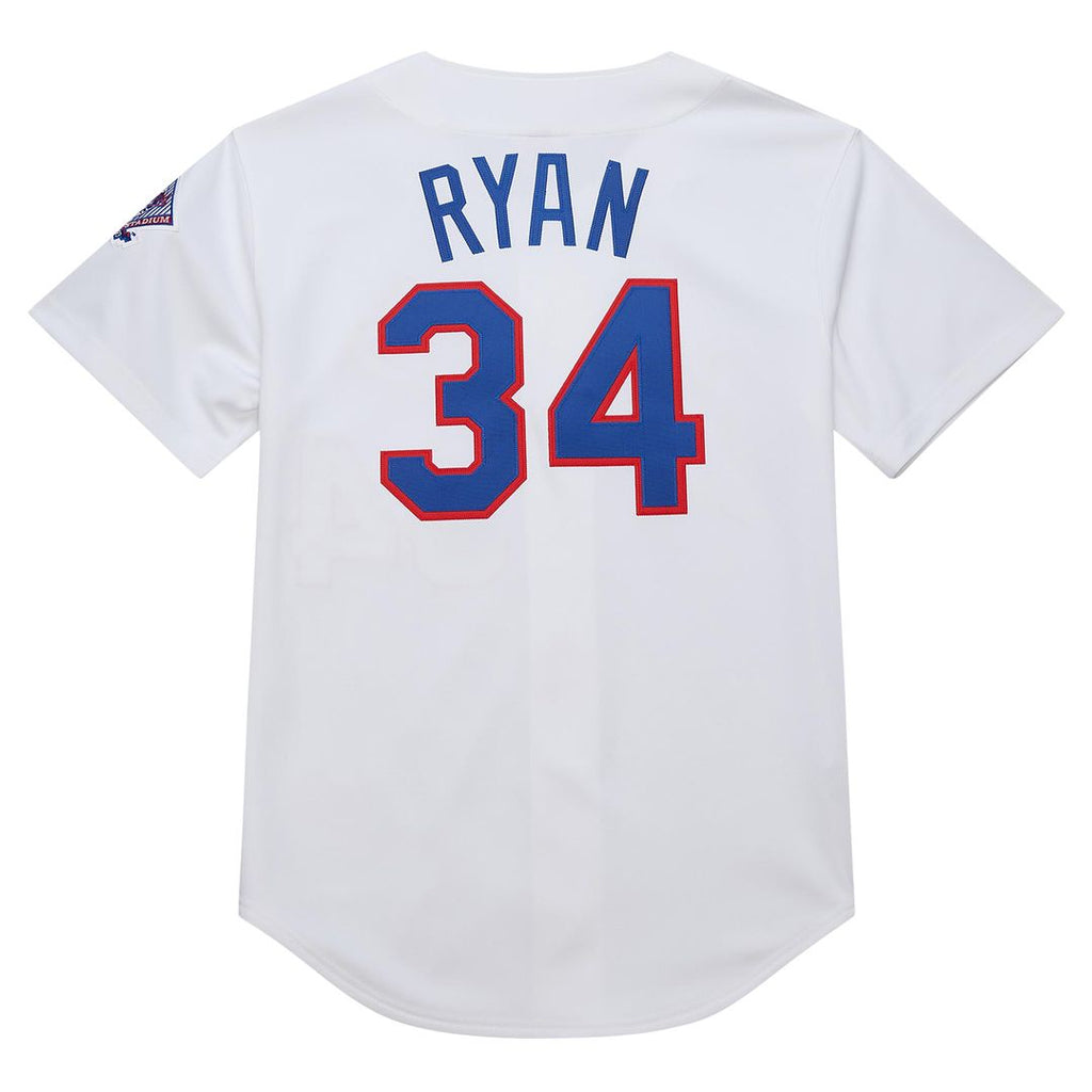 Nolan Ryan Texas Rangers Mitchell & Ness 1993 Cooperstown Collection Authentic Jersey - White Official MLB Team Apparel Baseball Fan Gear