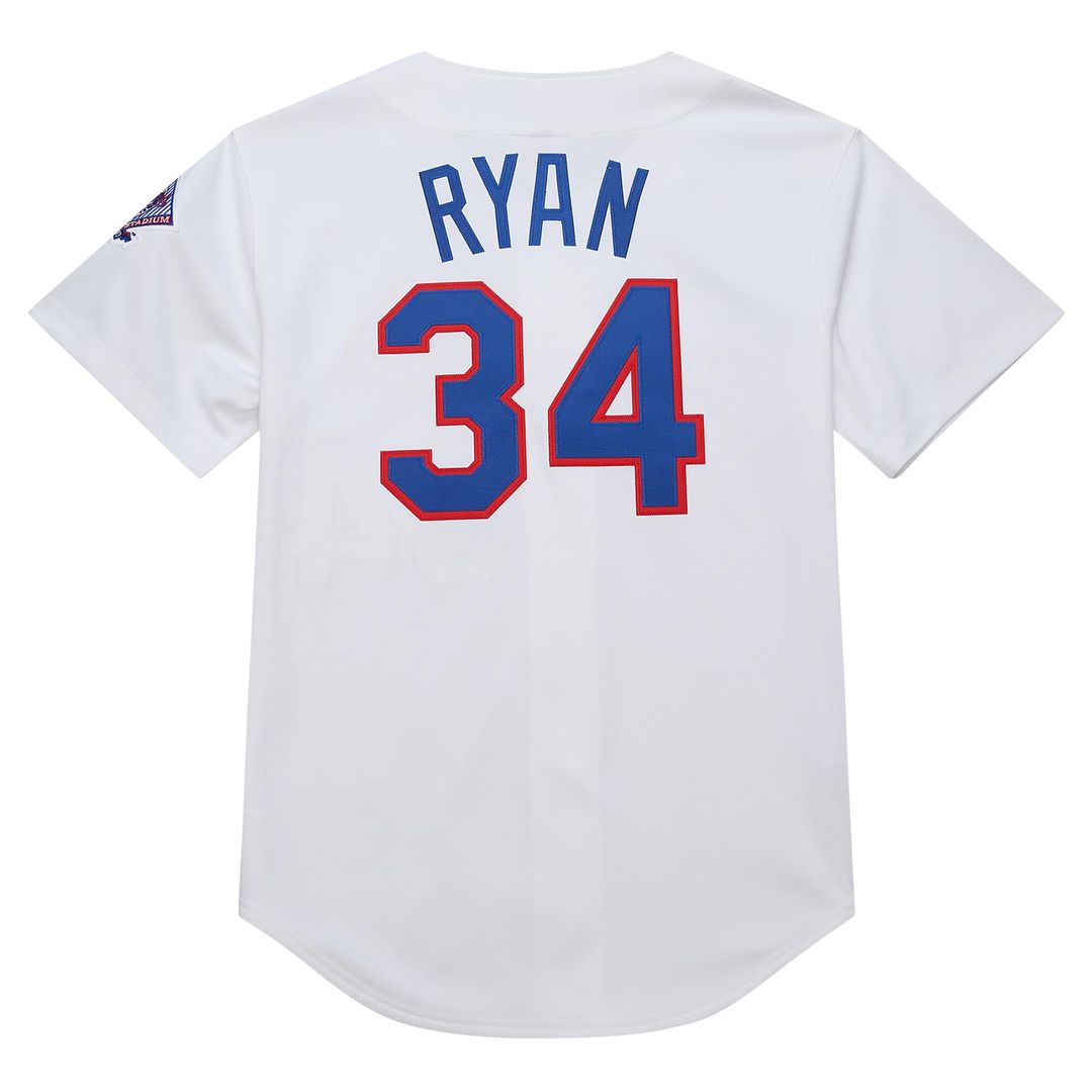 Nolan Ryan Texas Rangers Mitchell & Ness 1993 Cooperstown Collection Authentic Jersey - White Official MLB Team Apparel Baseball Fan Gear