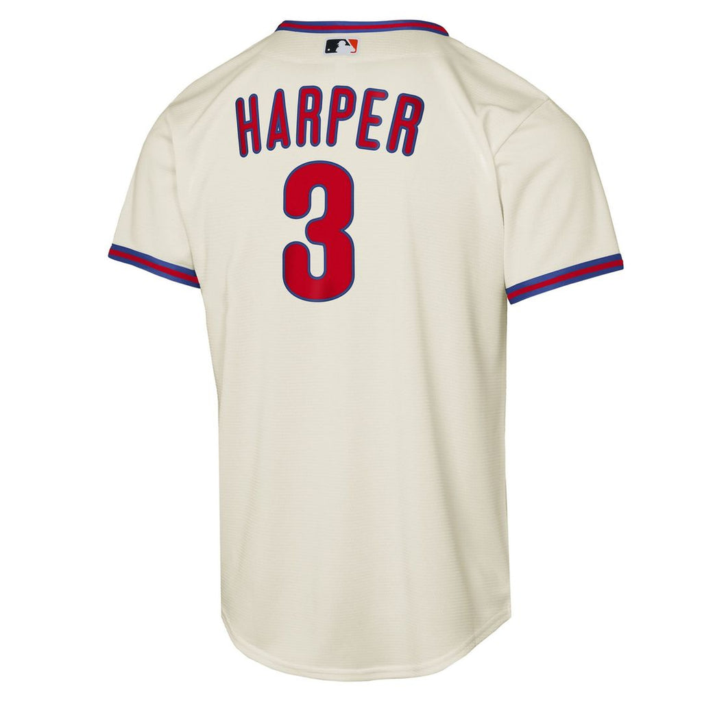 Bryce Harper Philadelphia Phillies Nike Youth Alternate Replica Jersey - Light Blue Official MLB Team Apparel Baseball Fan Gear