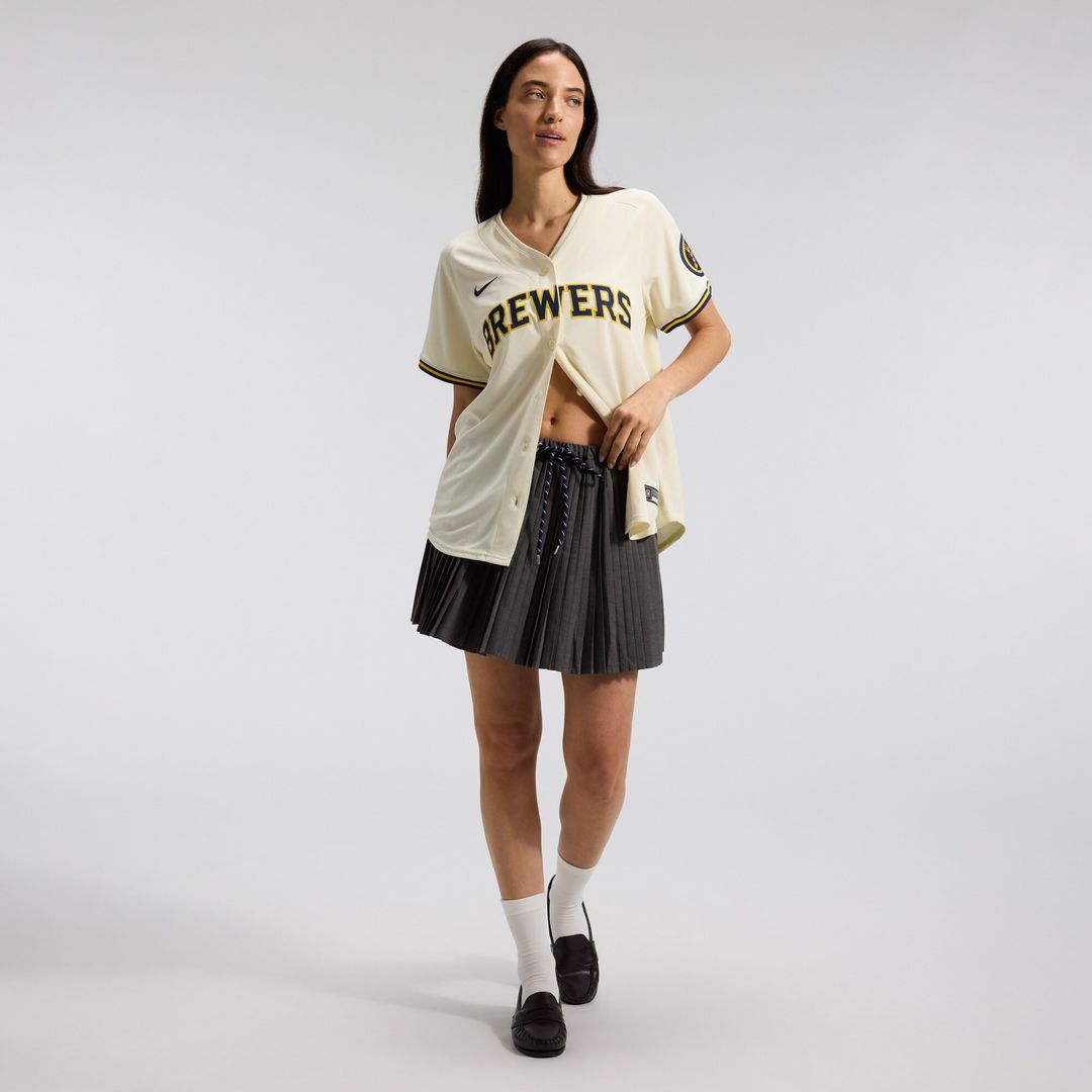 Milwaukee Brewers Nike Women's Home Limited Jersey - Cream Official MLB Team Apparel Baseball Fan Gear