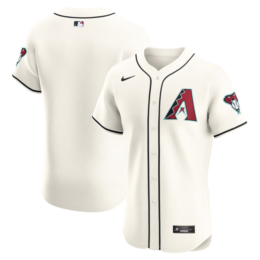 Arizona Diamondbacks Nike Elite Jersey - Cream Official MLB Team Apparel Baseball Fan Gear