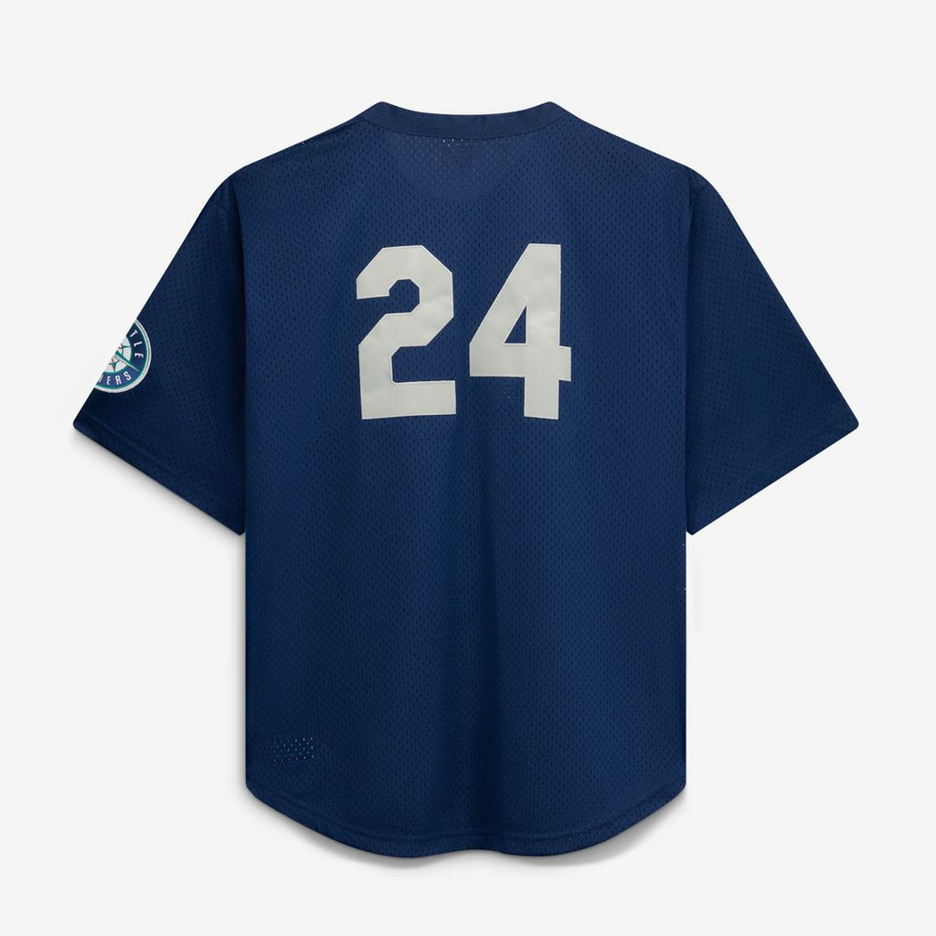 Ken Griffey Jr. Seattle Mariners Mitchell & Ness Big & Tall Cooperstown Collection Mesh Batting Practice Jersey - Royal Official MLB Team Apparel Base