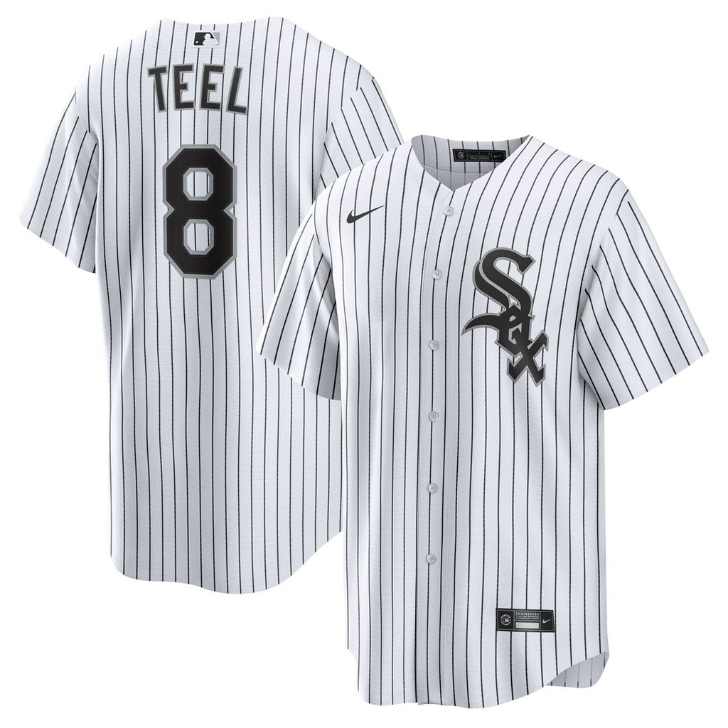 Kyle Teel Chicago White Sox Nike Home Replica Jersey - White Official MLB Team Apparel Baseball Fan Gear