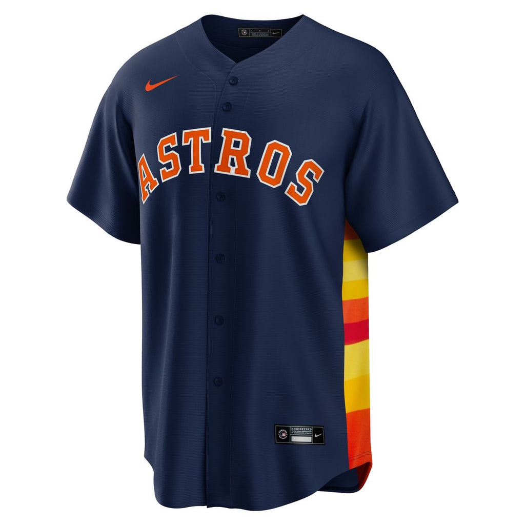 Jose Altuve Houston Astros Nike Alternate 2 Replica Jersey - Navy Official MLB Team Apparel Baseball Fan Gear