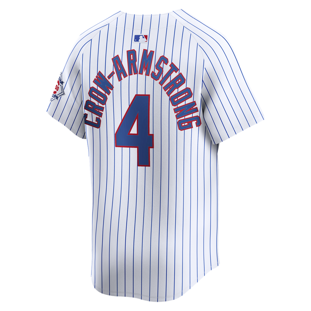 Pete Crow-Armstrong Chicago Cubs Nike 150th Anniversary Limited Jersey - White Official MLB Team Apparel Baseball Fan Gear