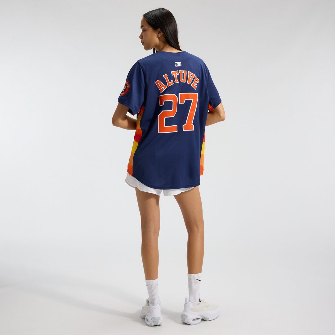 Jose Altuve Houston Astros Nike Women's Alternate Limited Player Jersey – Navy Official MLB Team Apparel Baseball Fan Gear