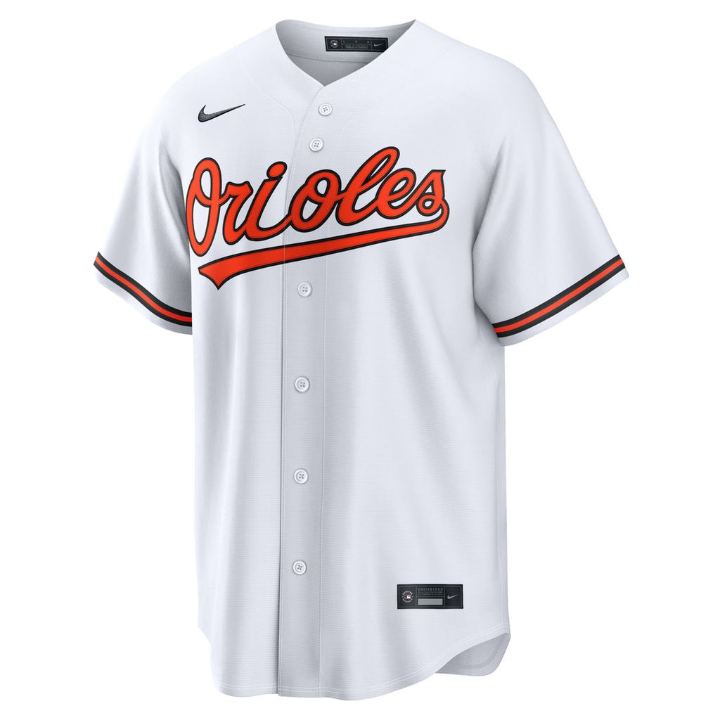 Baltimore Orioles Nike Home Replica Jersey - White Official MLB Team Apparel Baseball Fan Gear