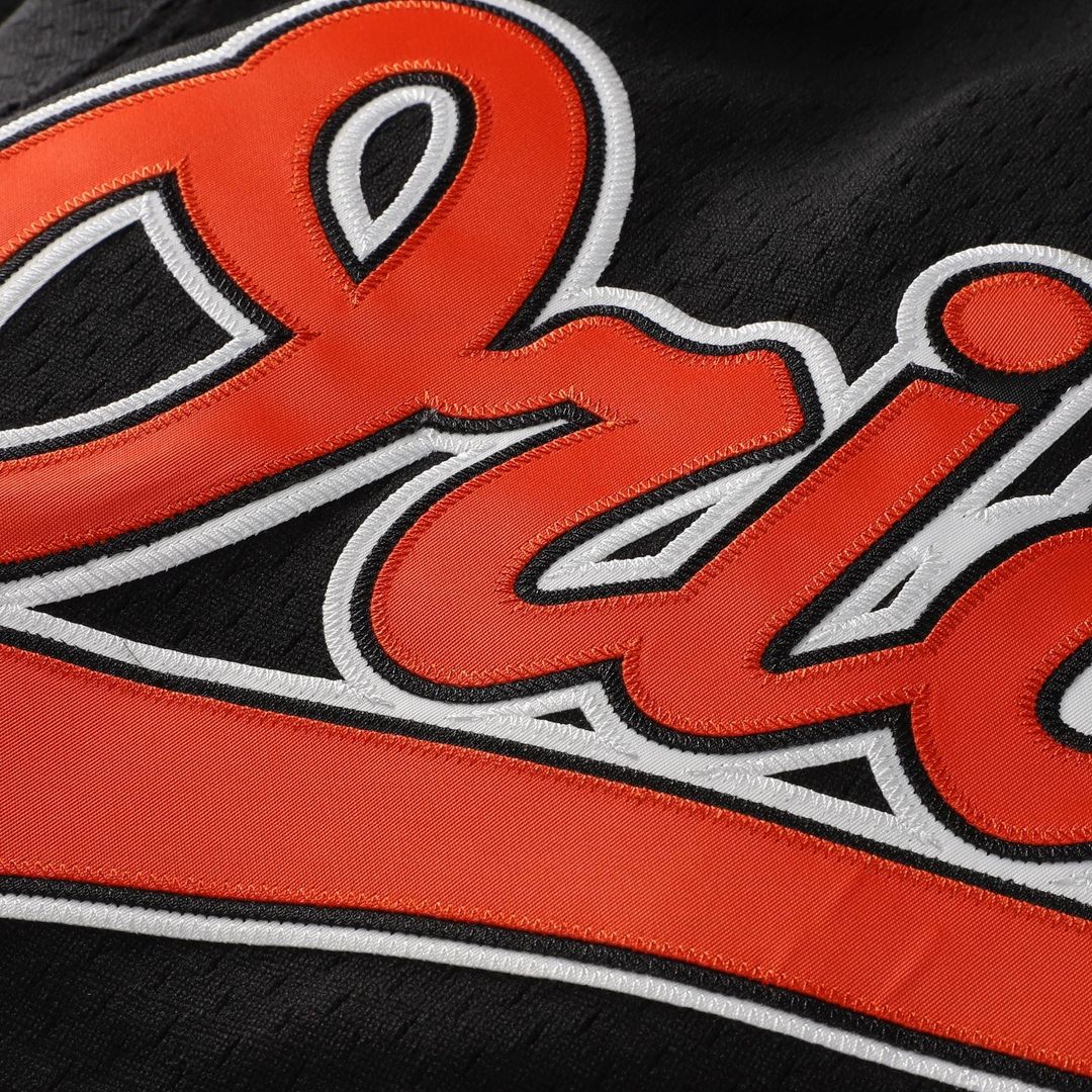 Cal Ripken Jr. Baltimore Orioles Mitchell & Ness Authentic Batting Practice Jersey - Black Official MLB Team Apparel Baseball Fan Gear