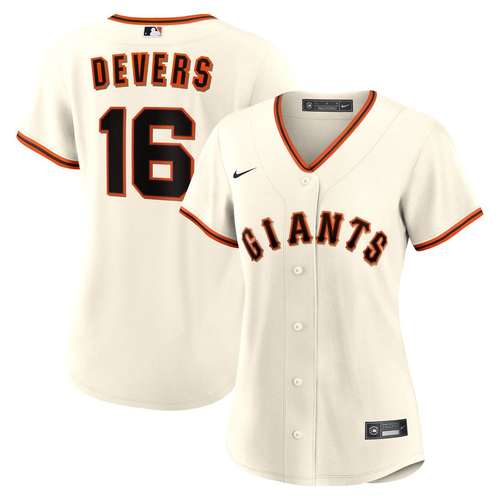 Rafael Devers San Francisco Giants Nike Women's Home Replica Jersey - White Official MLB Team Apparel Baseball Fan Gear