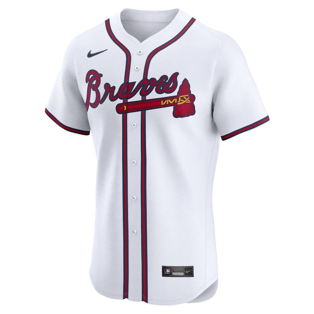 Ronald Acuña Jr. Atlanta Braves Nike Home Elite Jersey - White Official MLB Team Apparel Baseball Fan Gear