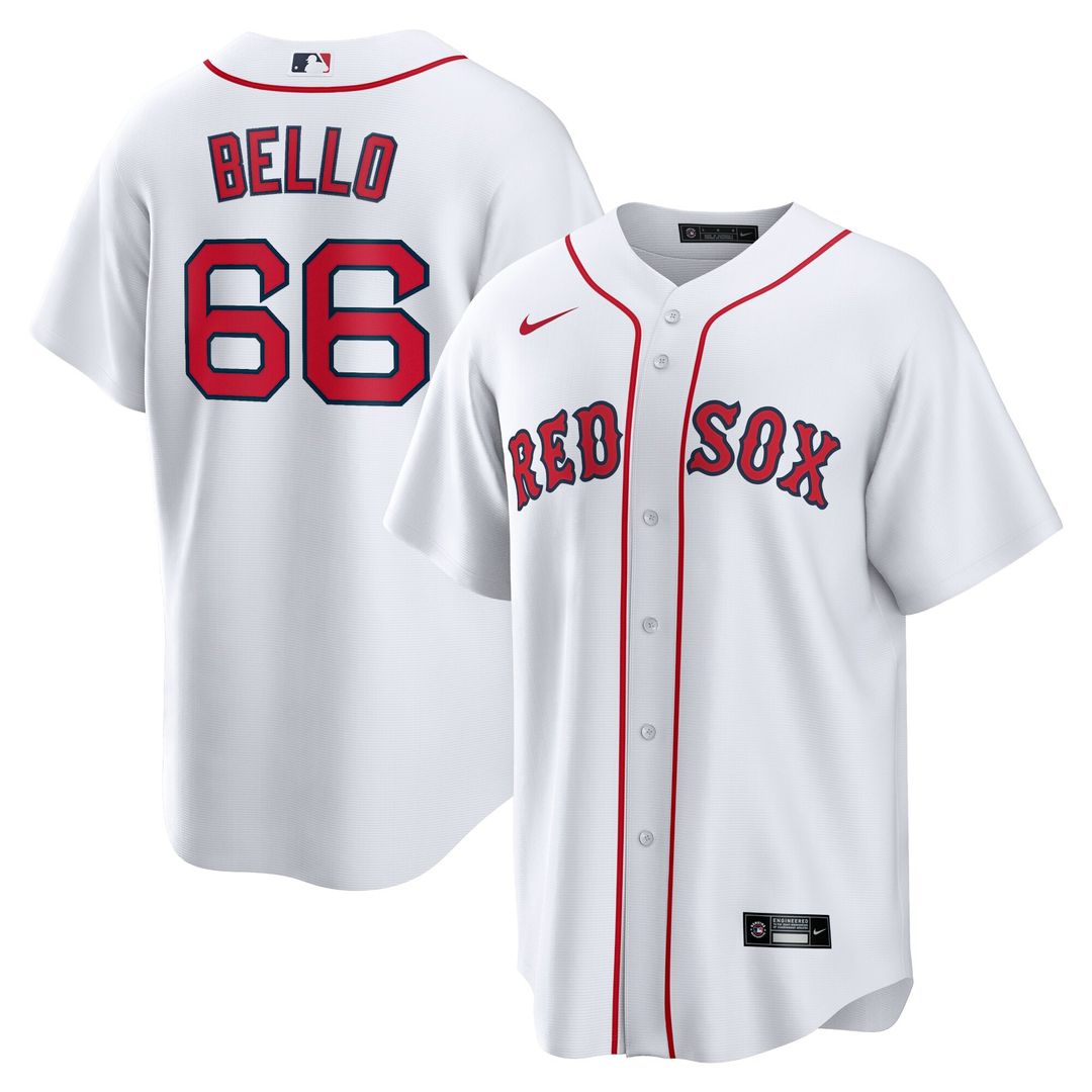 Brayan Bello Boston Red Sox Nike Home Replica Jersey - White Official MLB Team Apparel Baseball Fan Gear