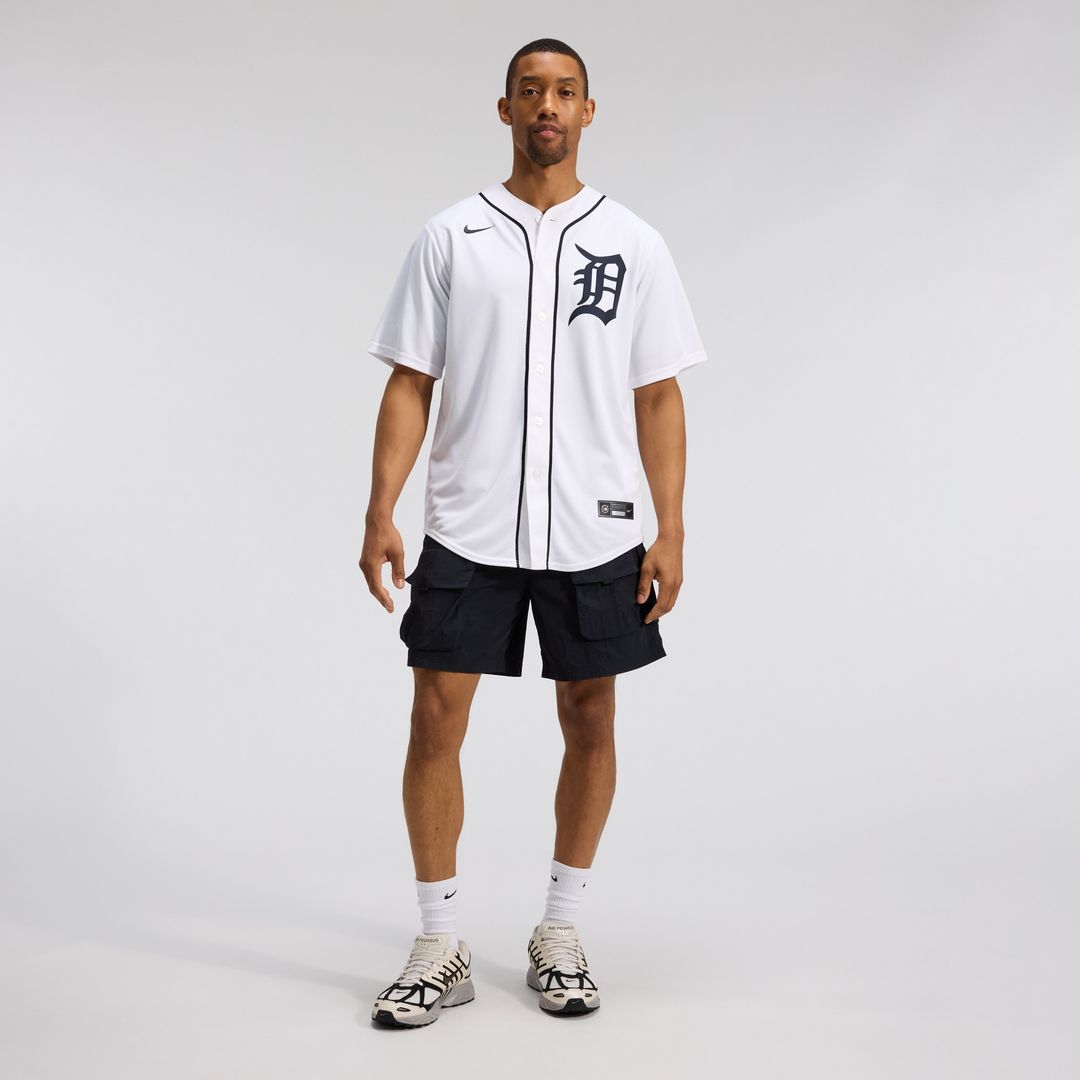 Detroit Tigers Nike Home Replica Jersey - White Official MLB Team Apparel Baseball Fan Gear