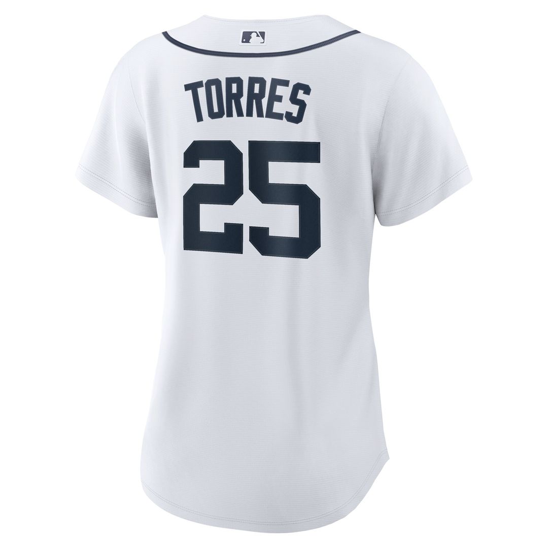 Gleyber Torres Detroit Tigers Nike Women's Home Replica Jersey - White Official MLB Team Apparel Baseball Fan Gear