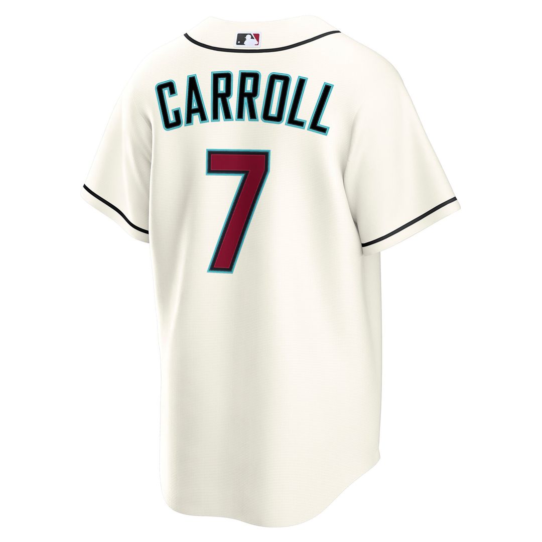 Corbin Carroll Arizona Diamondbacks Nike Home Replica Jersey - Cream Official MLB Team Apparel Baseball Fan Gear