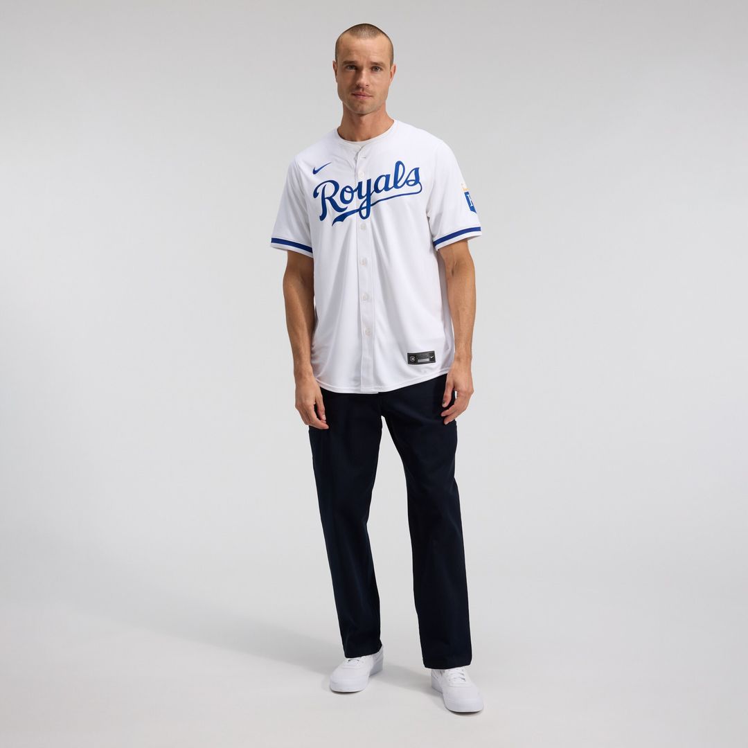 Kansas City Royals Nike Home Limited Jersey - White Official MLB Team Apparel Baseball Fan Gear