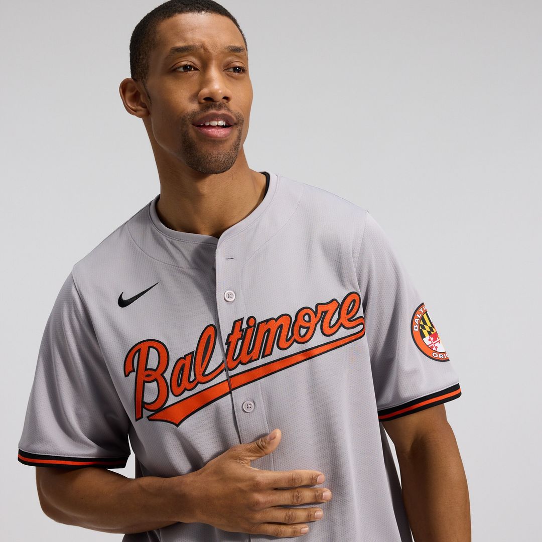 Baltimore Orioles Nike Road Limited Jersey - Gray Official MLB Team Apparel Baseball Fan Gear