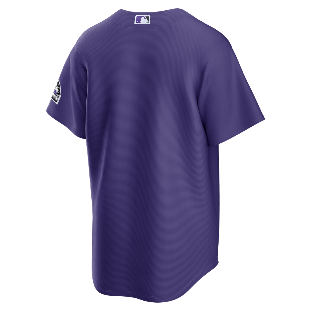 Colorado Rockies Nike Alternate Stadium Jersey - Purple Official MLB Team Apparel Baseball Fan Gear