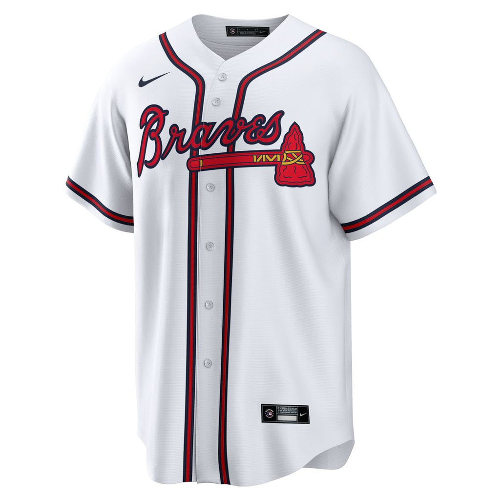 Spencer Strider Atlanta Braves Nike Replica Player Jersey - White Official MLB Team Apparel Baseball Fan Gear