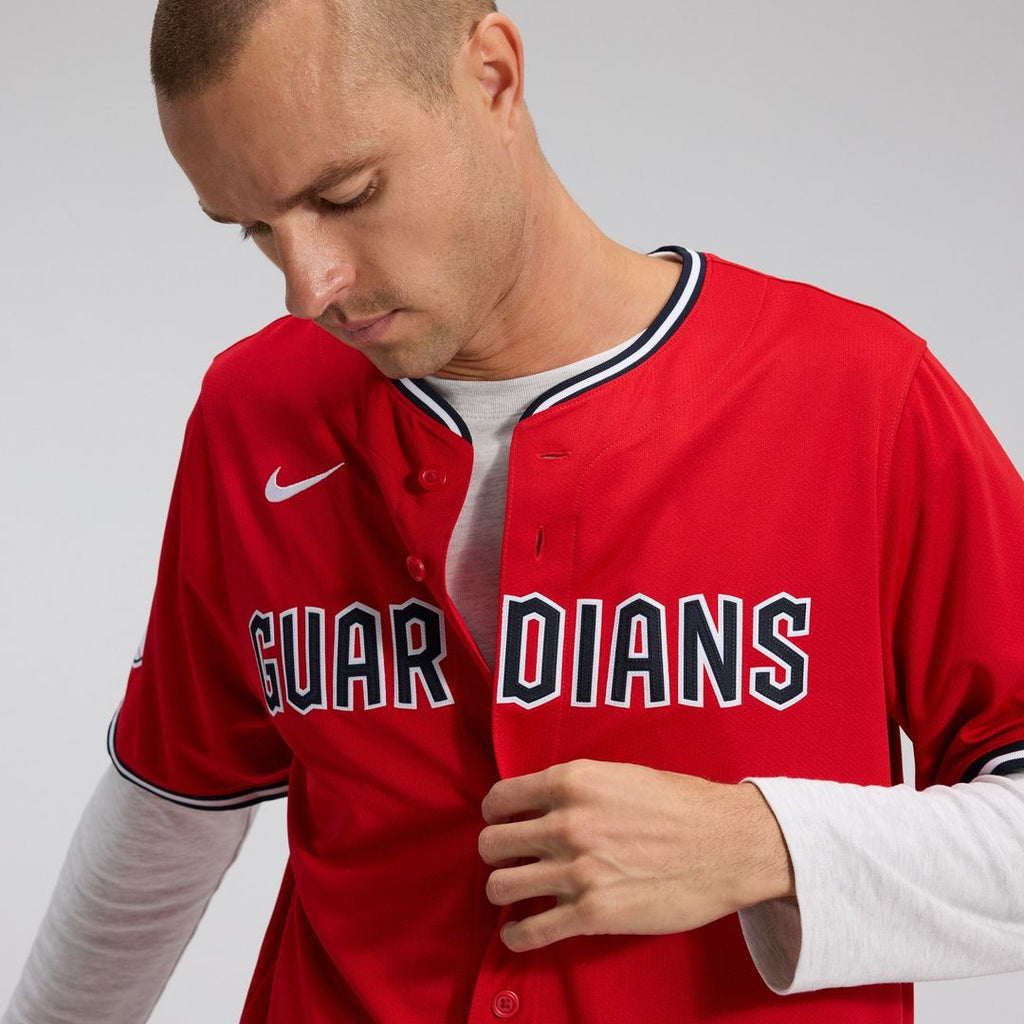 Cleveland Guardians Nike Road Limited Jersey - Gray Official MLB Team Apparel Baseball Fan Gear