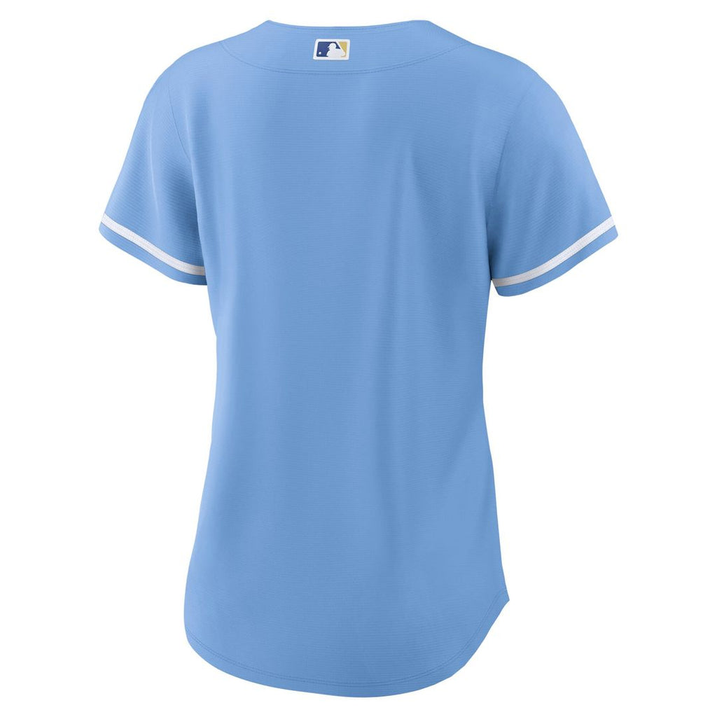 Kansas City Royals Nike Women's Alternate Replica Team Logo Jersey - Light Blue Official MLB Team Apparel Baseball Fan Gear