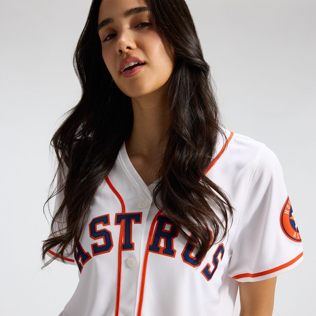 Houston Astros Nike Home Women's Limited Jersey - White Official MLB Team Apparel Baseball Fan Gear