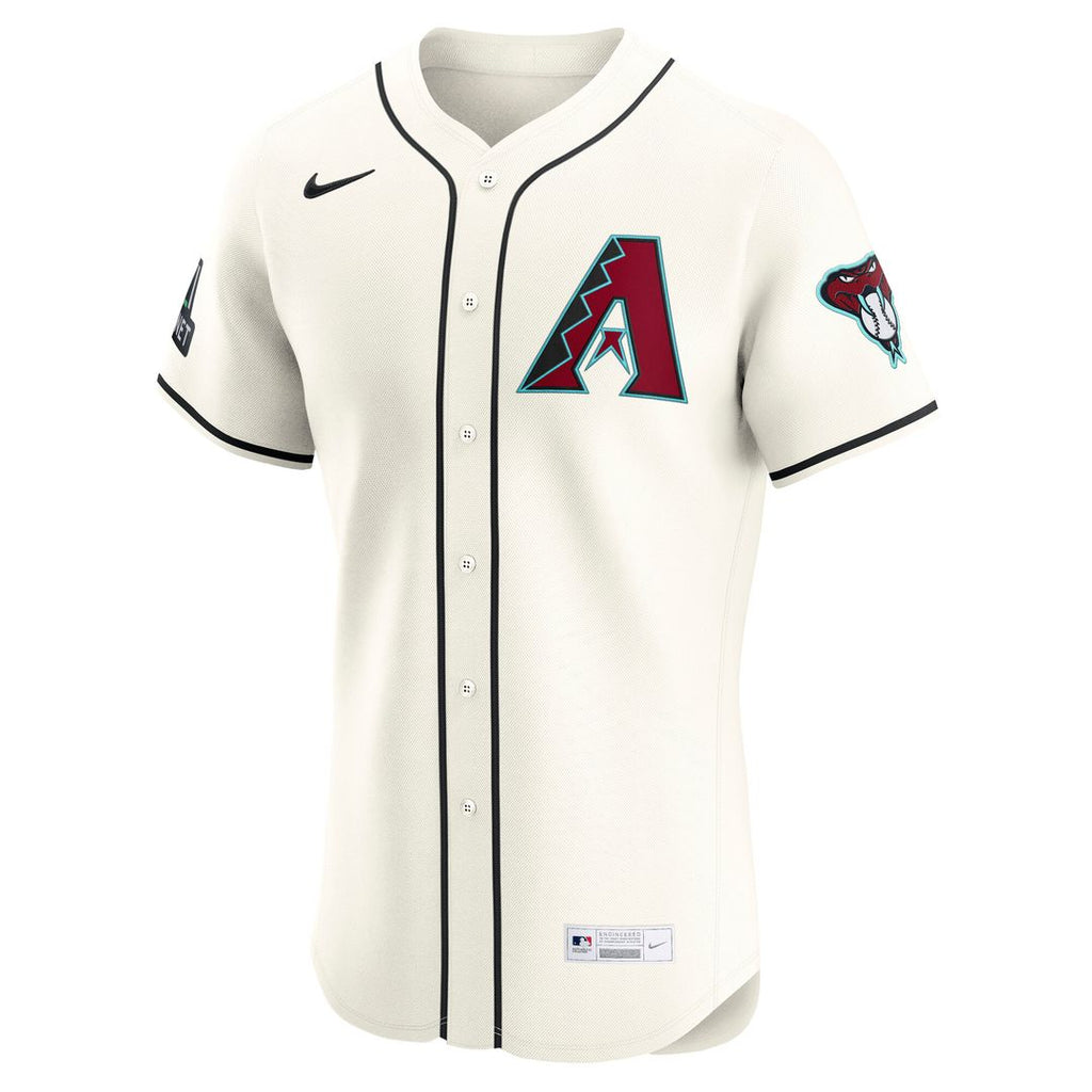 Arizona Diamondbacks Nike Home Elite Jersey - Cream Official MLB Team Apparel Baseball Fan Gear