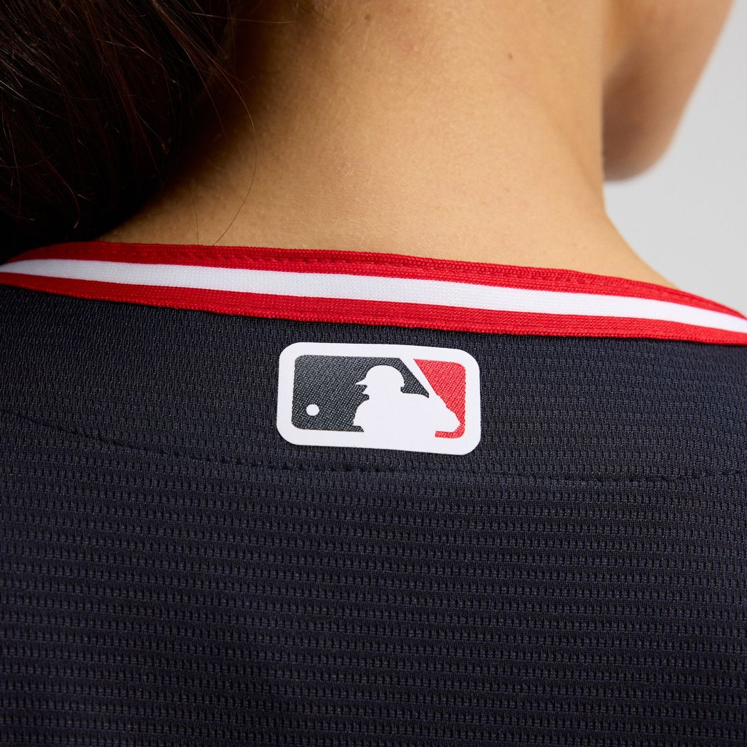 Cleveland Guardians Nike Women's Alternate Replica Jersey - Navy Official MLB Team Apparel Baseball Fan Gear