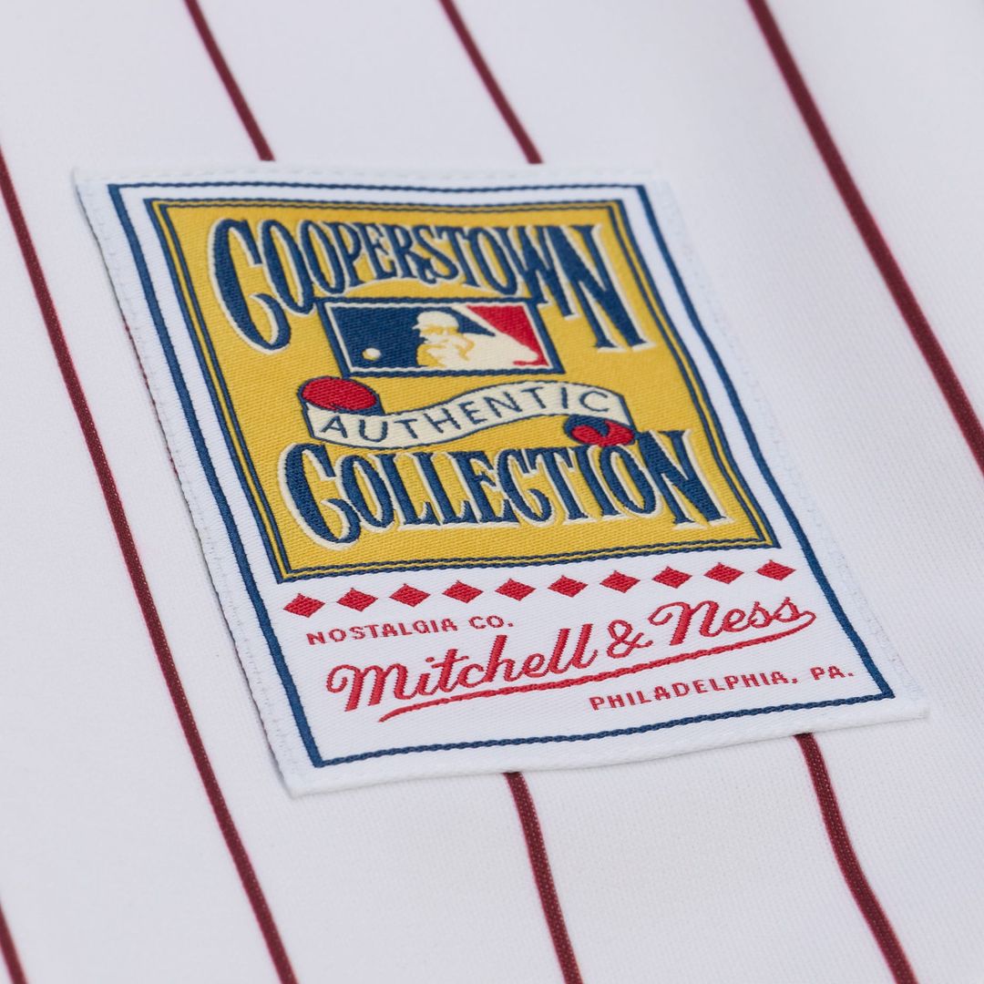 Chase Utley Philadelphia Phillies Mitchell & Ness 2003 Cooperstown Collection Authentic Jersey - White Official MLB Team Apparel Baseball Fan Gear