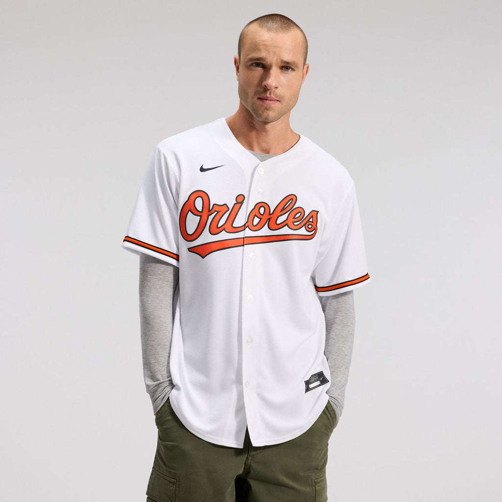Baltimore Orioles Nike Home Replica Team Jersey - White Official MLB Team Apparel Baseball Fan Gear