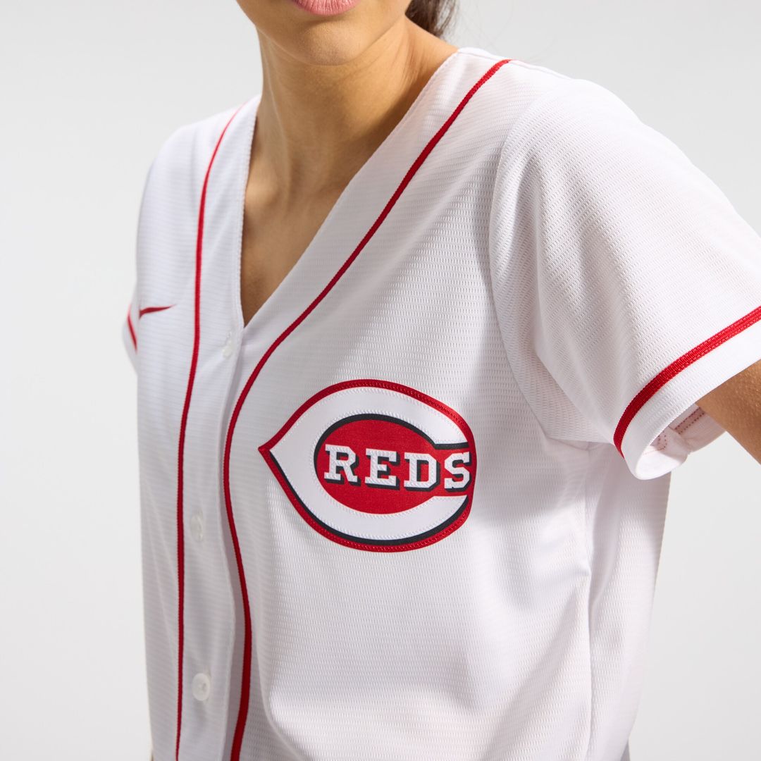 Elly De La Cruz Cincinnati Reds Nike Women's Home Replica Jersey - White Official MLB Team Apparel Baseball Fan Gear
