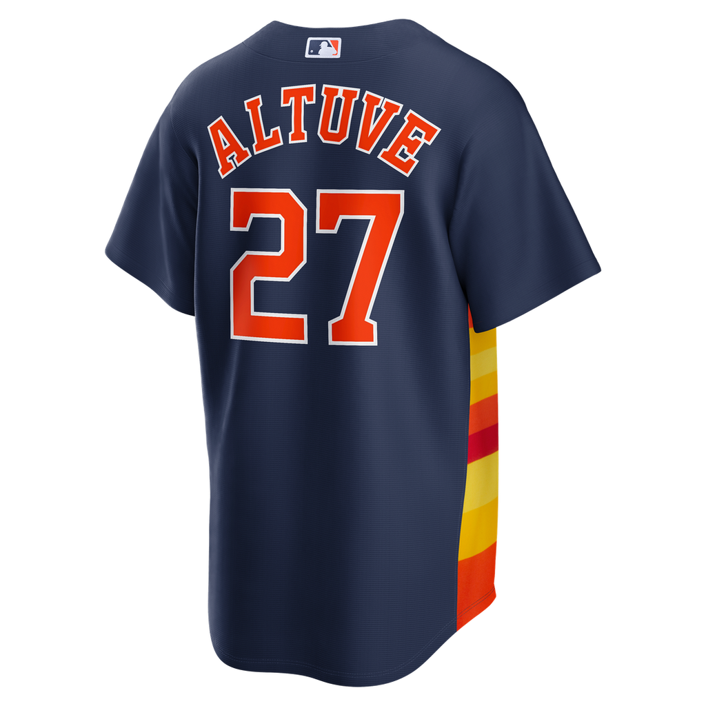 Jose Altuve Houston Astros Nike Alternate 2 Replica Jersey - Navy Official MLB Team Apparel Baseball Fan Gear