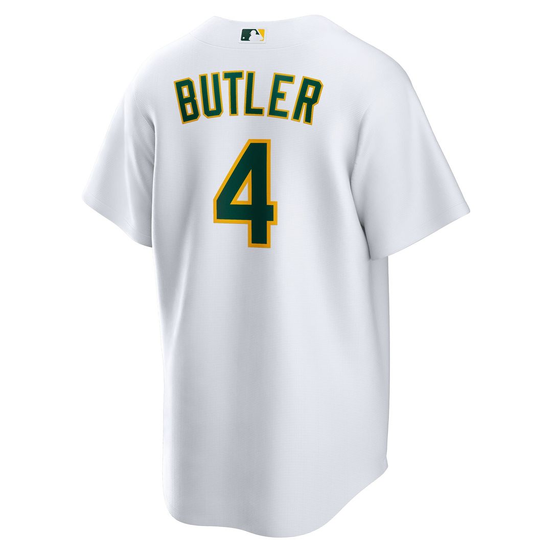 Lawrence Butler Athletics Nike Home Replica Jersey - White Official MLB Team Apparel Baseball Fan Gear