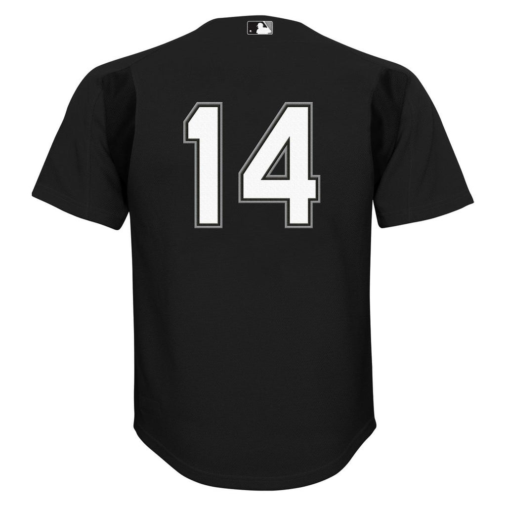 Paul Konerko Chicago White Sox Mitchell & Ness Youth Mesh Batting Practice Jersey - Black Official MLB Team Apparel Baseball Fan Gear