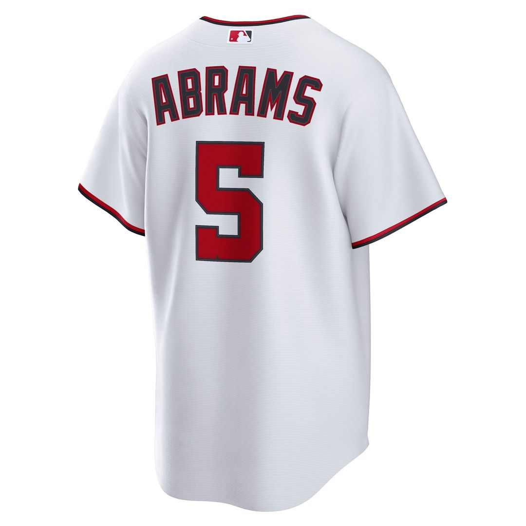 CJ Abrams Washington Nationals Nike Home Replica Jersey - White Official MLB Team Apparel Baseball Fan Gear
